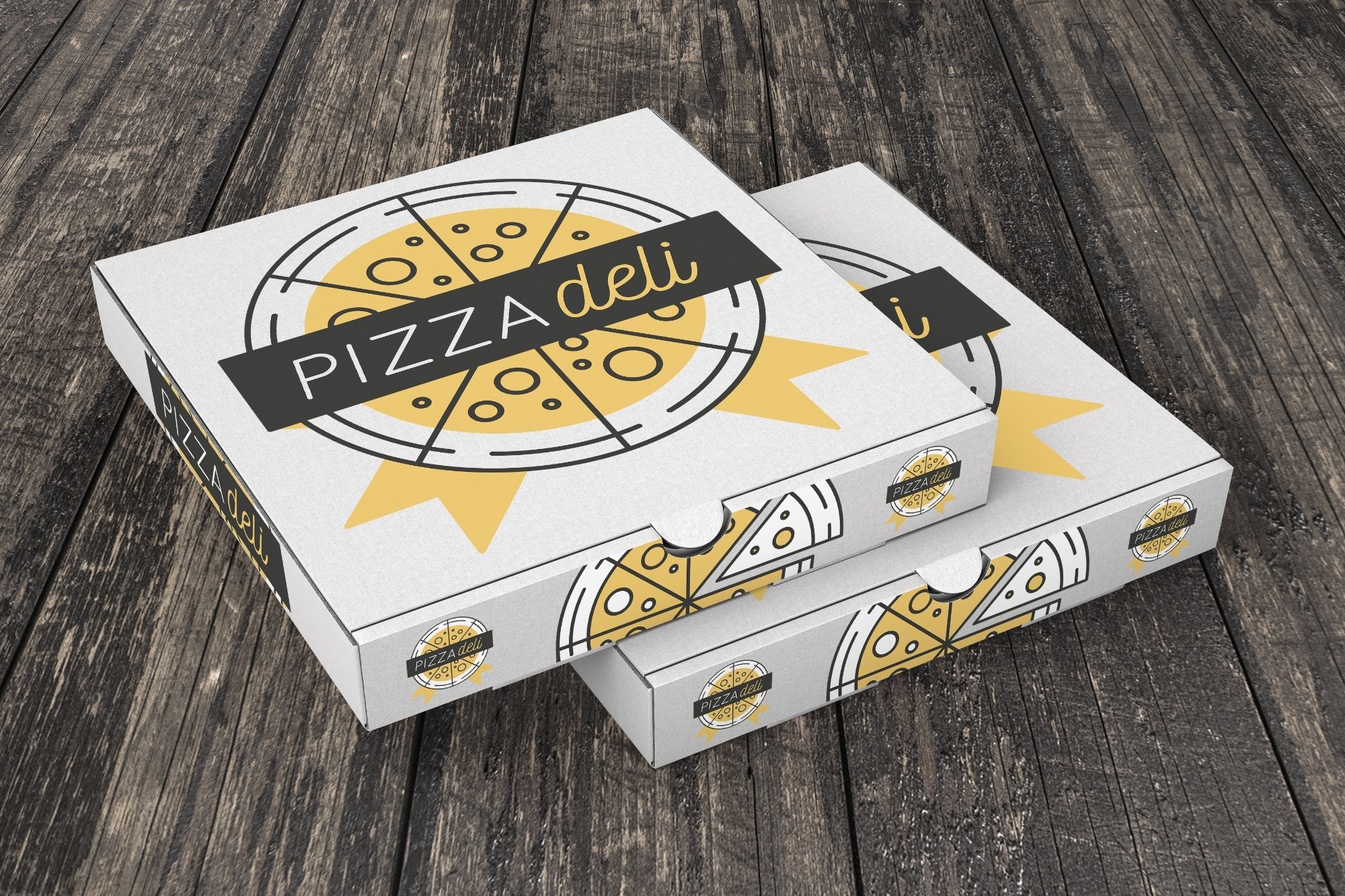 Plain Corrugated Pizza Box - Image 4